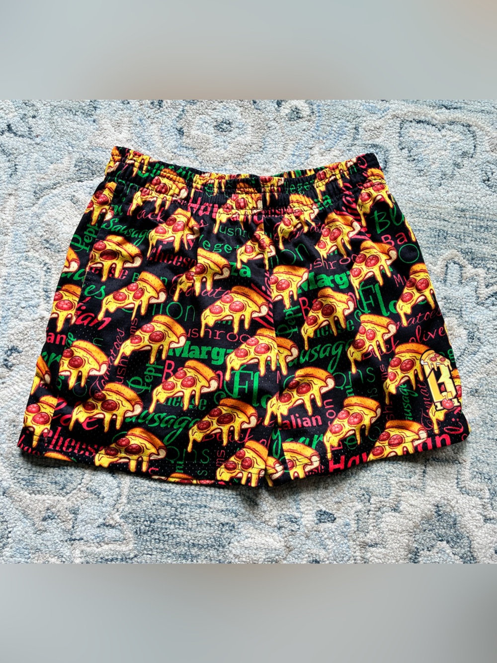 Baseball 101 pizza shorts